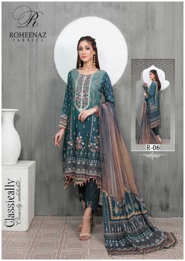 Roheenaz Amaya Cotton Exclusive Designer Dress Material Collection